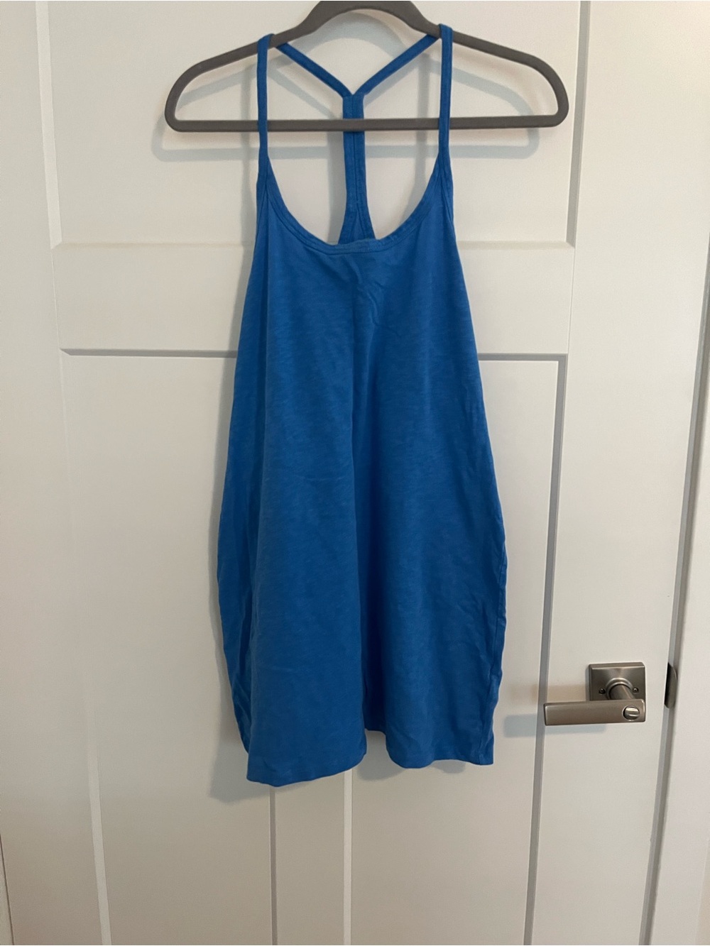 JCrew Women's Blue Racerback beach cover up
